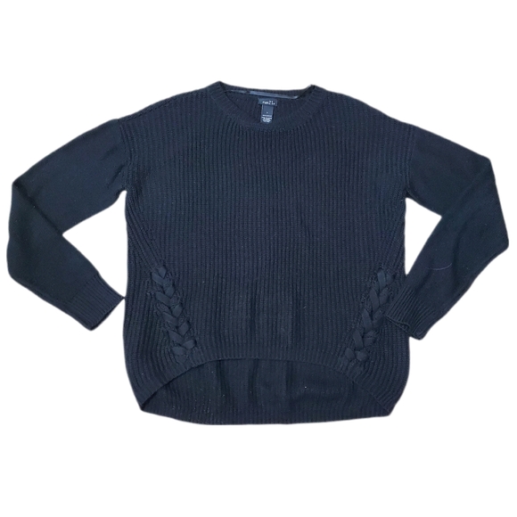 Rue21 Women's Black long Sleeves Top Sz L - Picture 5 of 6